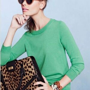 J. Crew Green Tippi Sweater